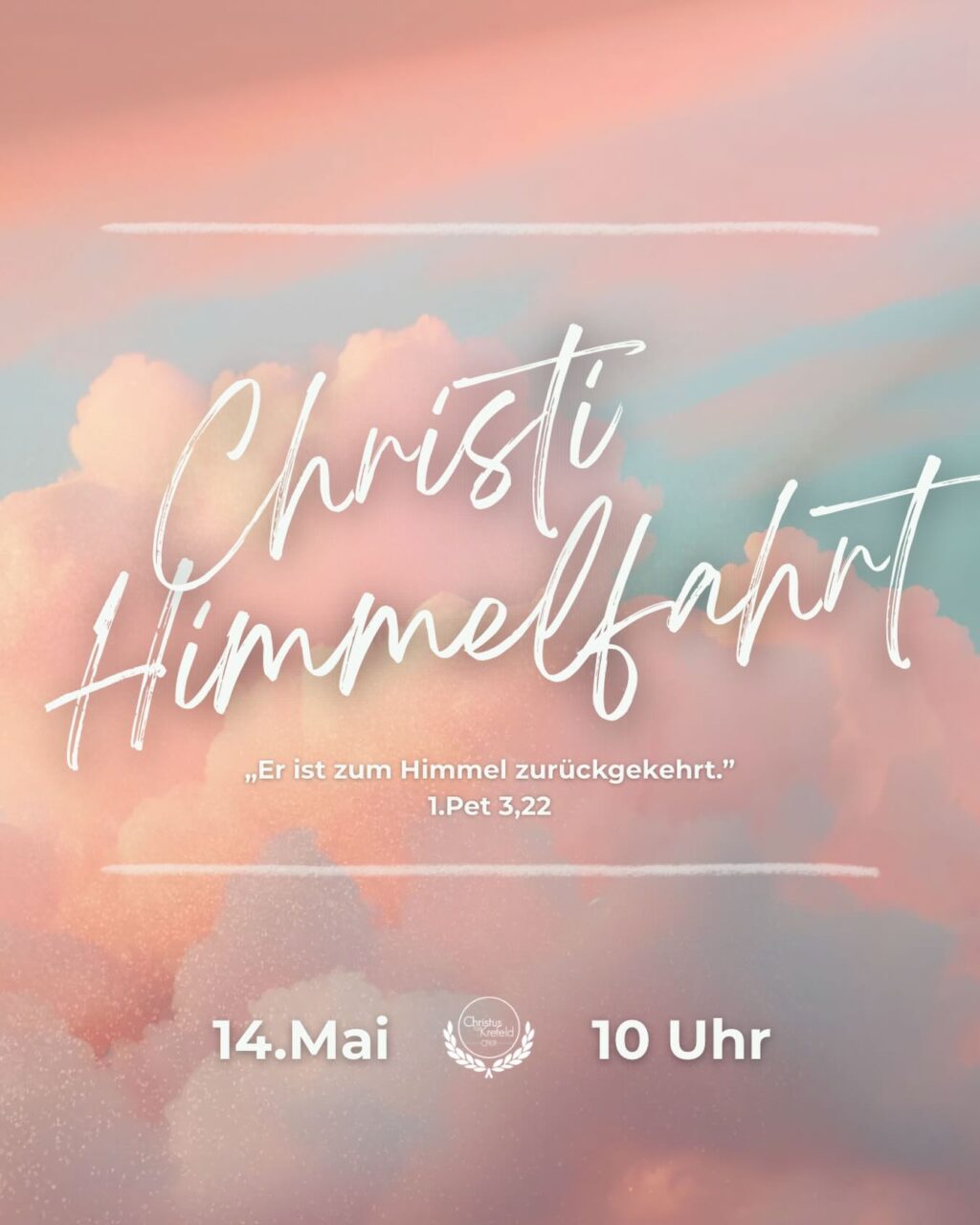 Instagram post from christusfuerkrefeld. This post is in position 1.