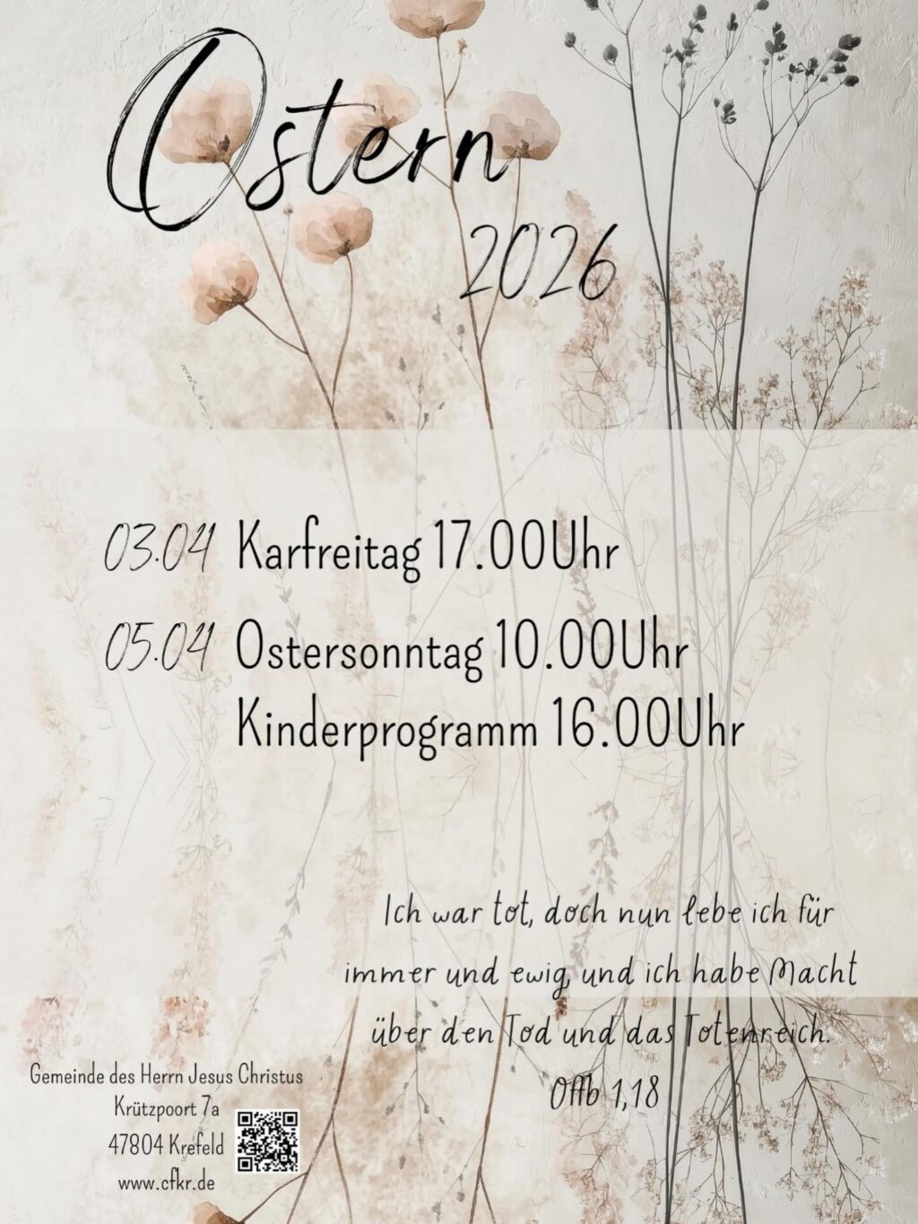 Instagram post from christusfuerkrefeld. This post is in position 1.